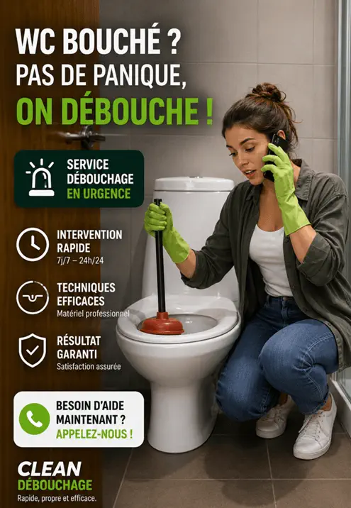 Tarif de débouchage WC à Bruxelles